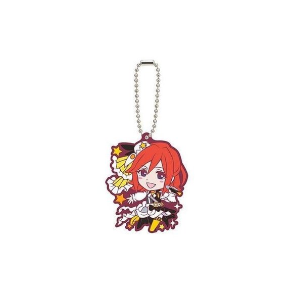 Macross 35th Anniversary Keychain Gashapon‎ Rubber Mascot Kaname Buccaneer - Picture 1 of 2